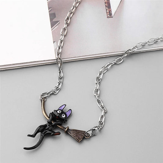 Kiki’s Delivery Service Cat Pendant Necklace
