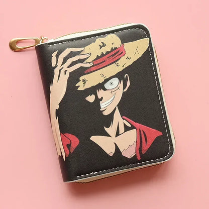 One Piece Luffy x Straw Hat Pirates Leather Wallet