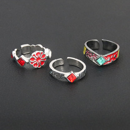 Demon Slayer Enamel Ring – Kimetsu No Yaiba