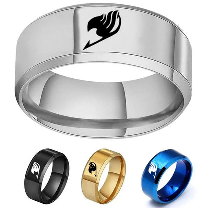 Fairy Tail Enamel Stainless Steel Ring
