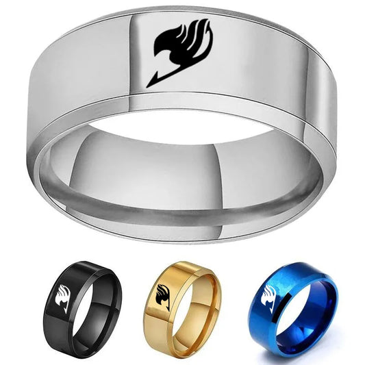Fairy Tail Enamel Stainless Steel Ring