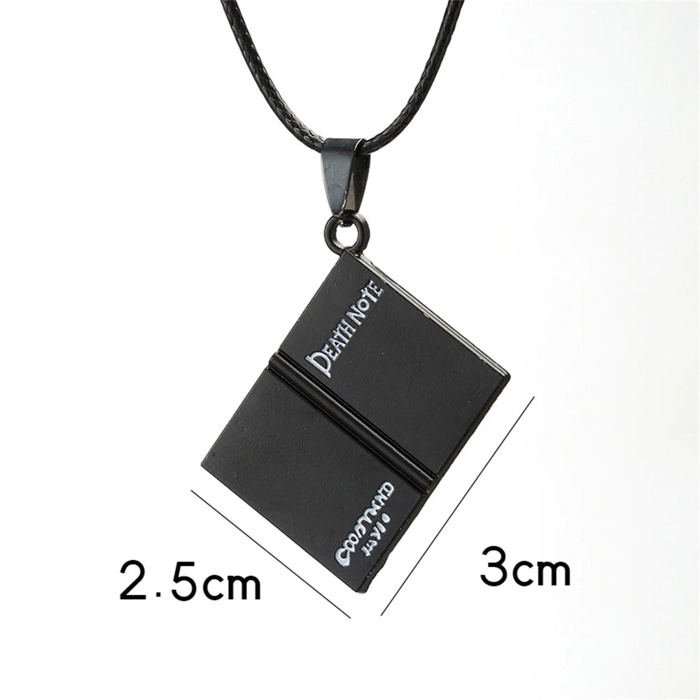 Death Note Notebook Pendant Necklace