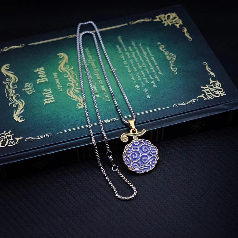 Devil Fruit Pendant Necklace – Ace, Law & More