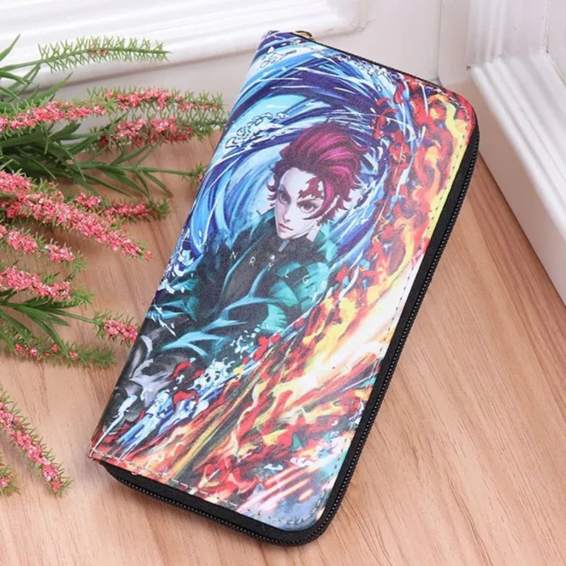 Demon Slayer PU Leather Multi-Layer Wallet