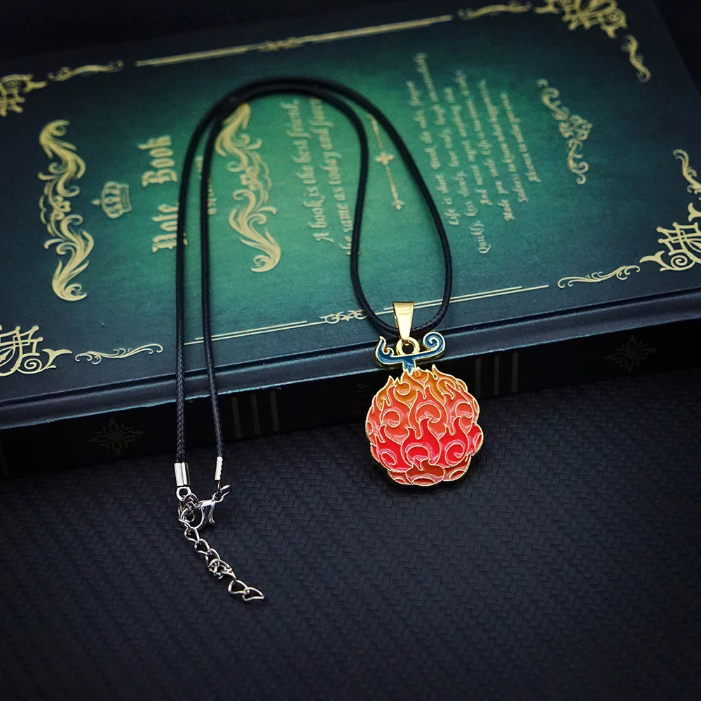 Devil Fruit Pendant Necklace – Ace, Law & More