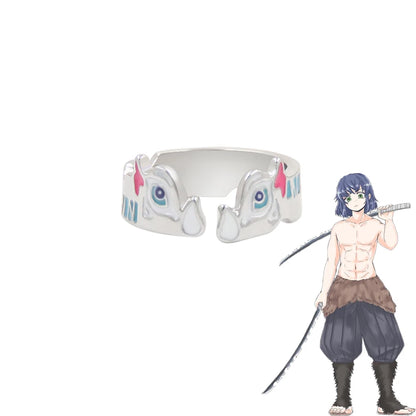Demon Slayer Enamel Ring – Kimetsu No Yaiba