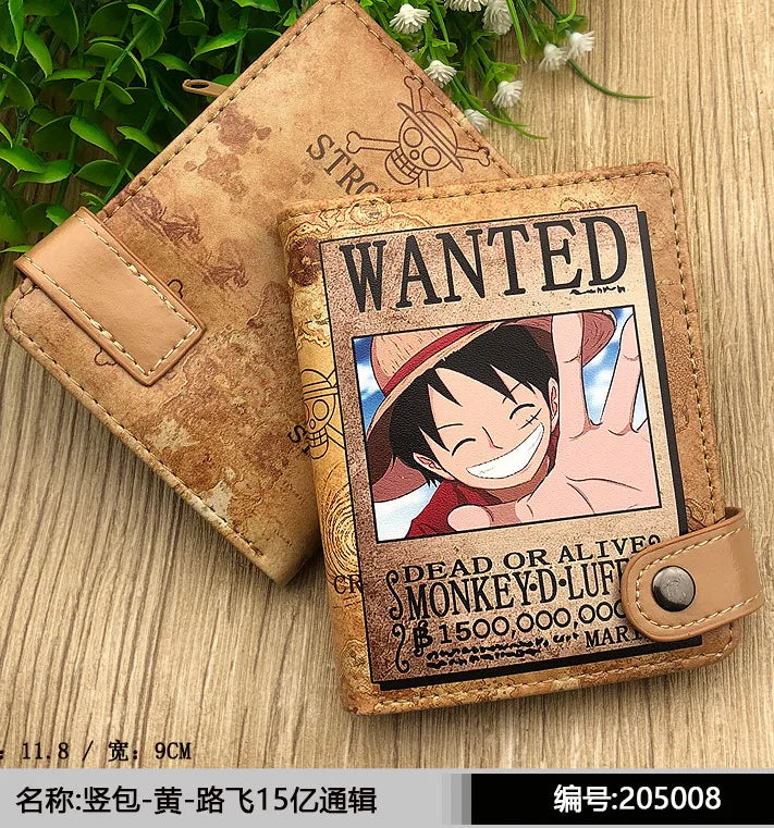 One Piece Luffy PU Leather RFID Wallet