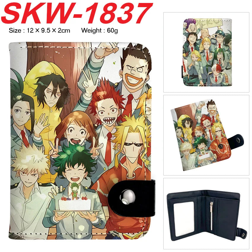 My Hero Academia Compact Button Wallet