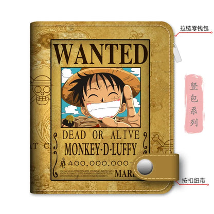 One Piece Luffy PU Leather RFID Wallet