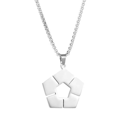 Blue Lock Football Pendant Necklace