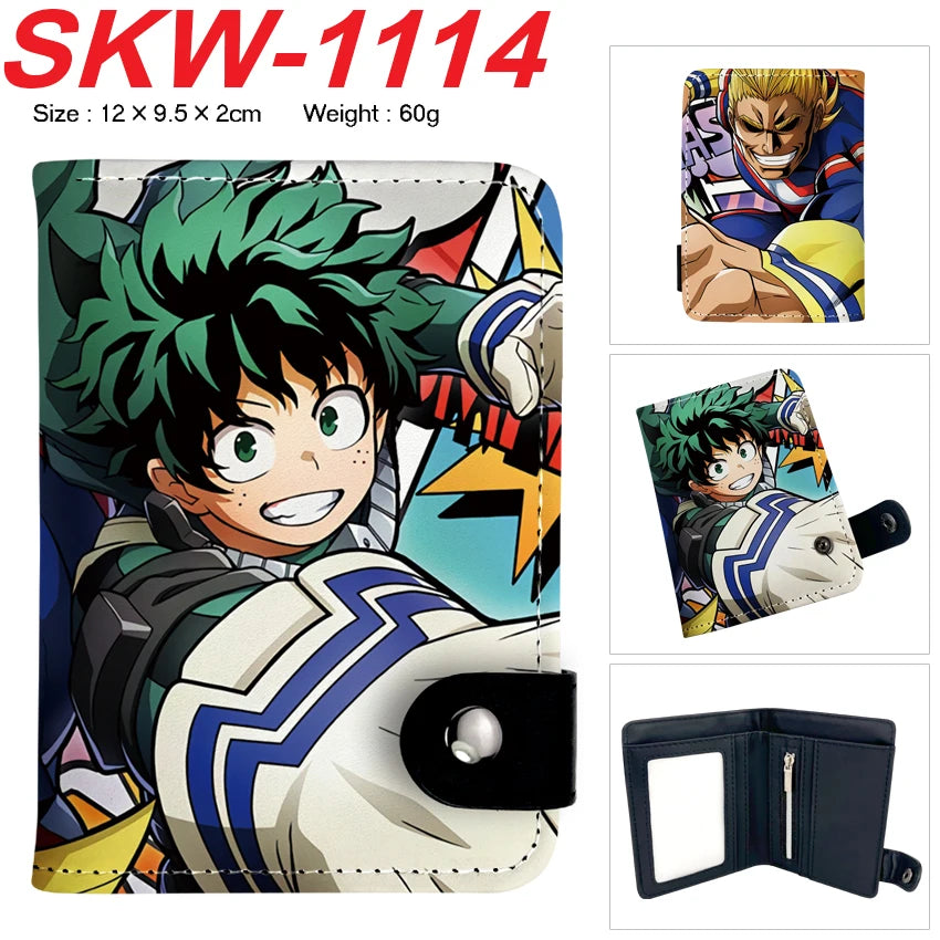 My Hero Academia Compact Button Wallet