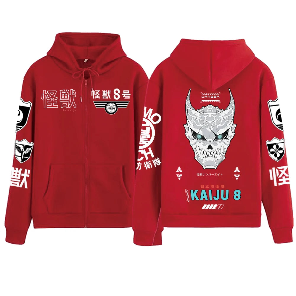 Kaiju No. 8 Zip-Up Hoodie