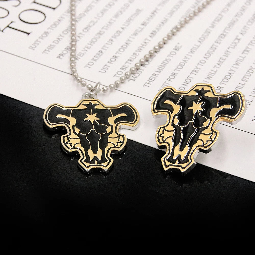 Black Clover Black Bull Necklace x Pin