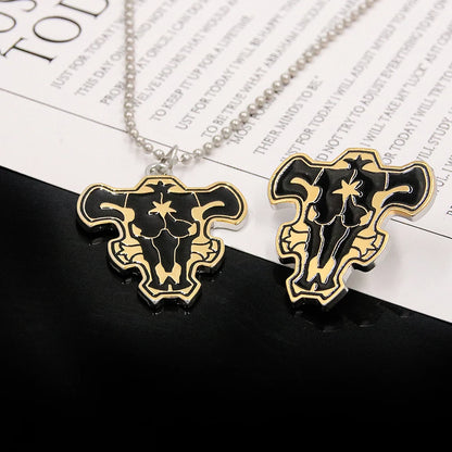Black Clover Black Bull Necklace x Pin