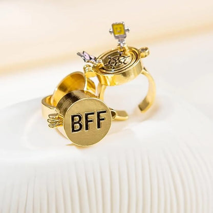 Magnetic BFF Rotating Rings – One Piece Best Friend Set