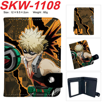 My Hero Academia Compact Button Wallet