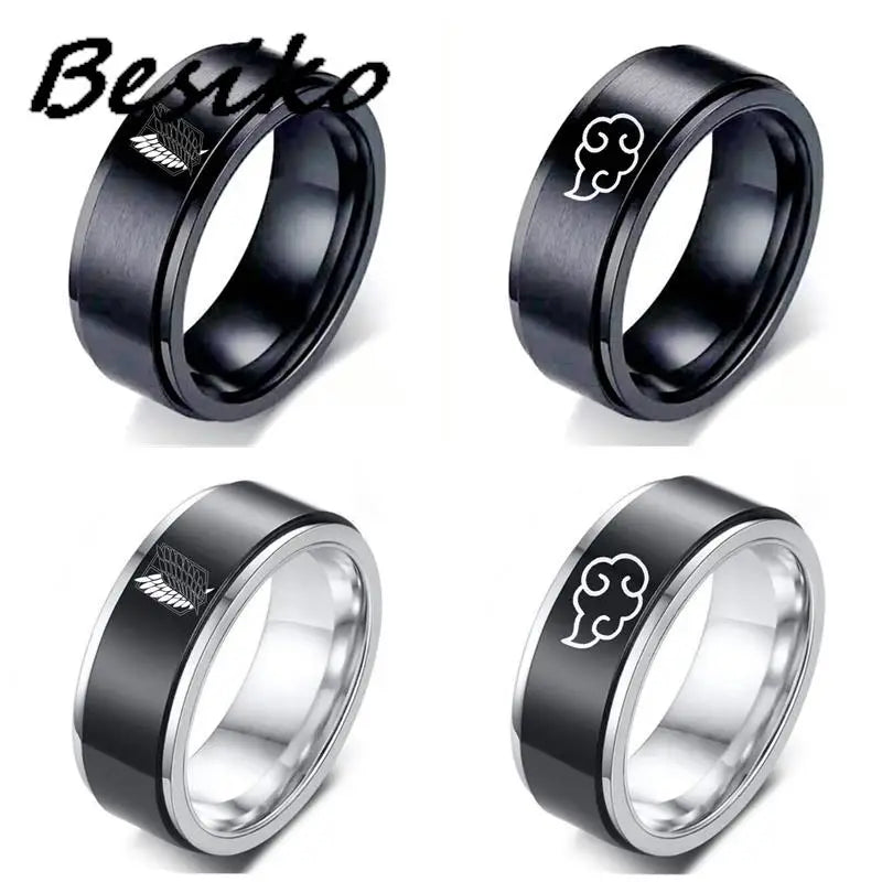 Wings of Liberty Ring – Attack on Titan x Naruto Akatsuki