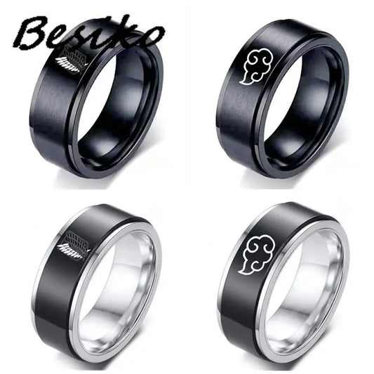 Wings of Liberty Ring – Attack on Titan x Naruto Akatsuki