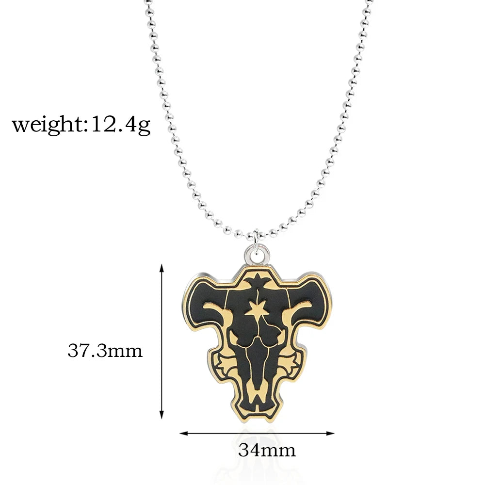 Black Clover Black Bull Necklace x Pin