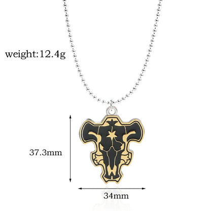 Black Clover Black Bull Necklace x Pin