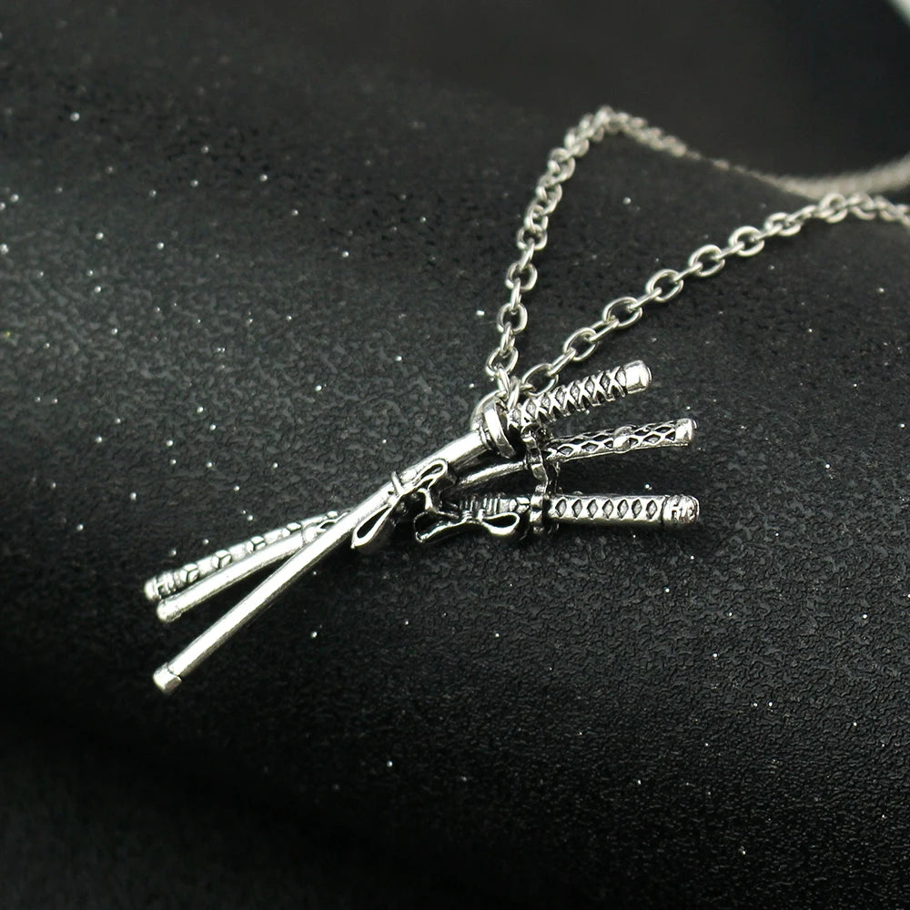 Roronoa Zoro Three Swords Necklace