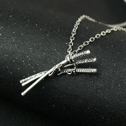 Roronoa Zoro Three Swords Necklace