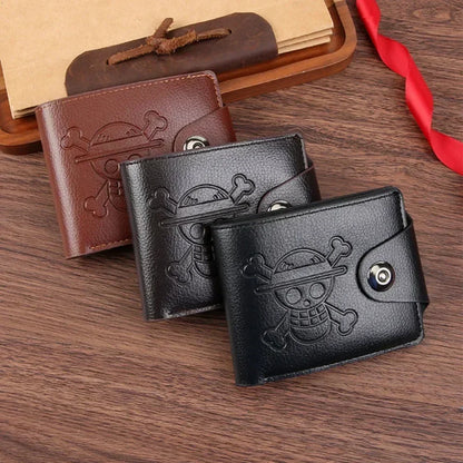 One Piece Straw Hat Jolly Roger Wallet