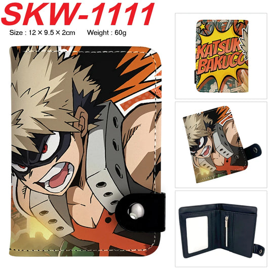 My Hero Academia Compact Button Wallet