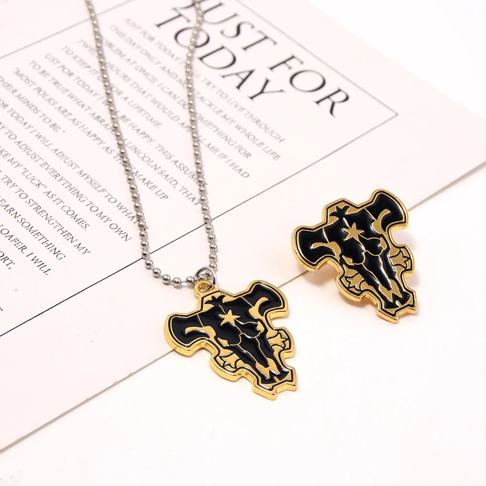 Black Clover Black Bull Necklace x Pin