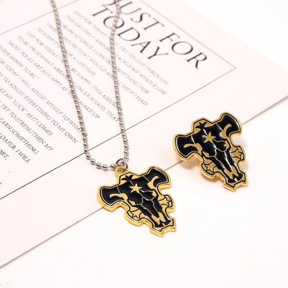 Black Clover Black Bull Necklace x Pin