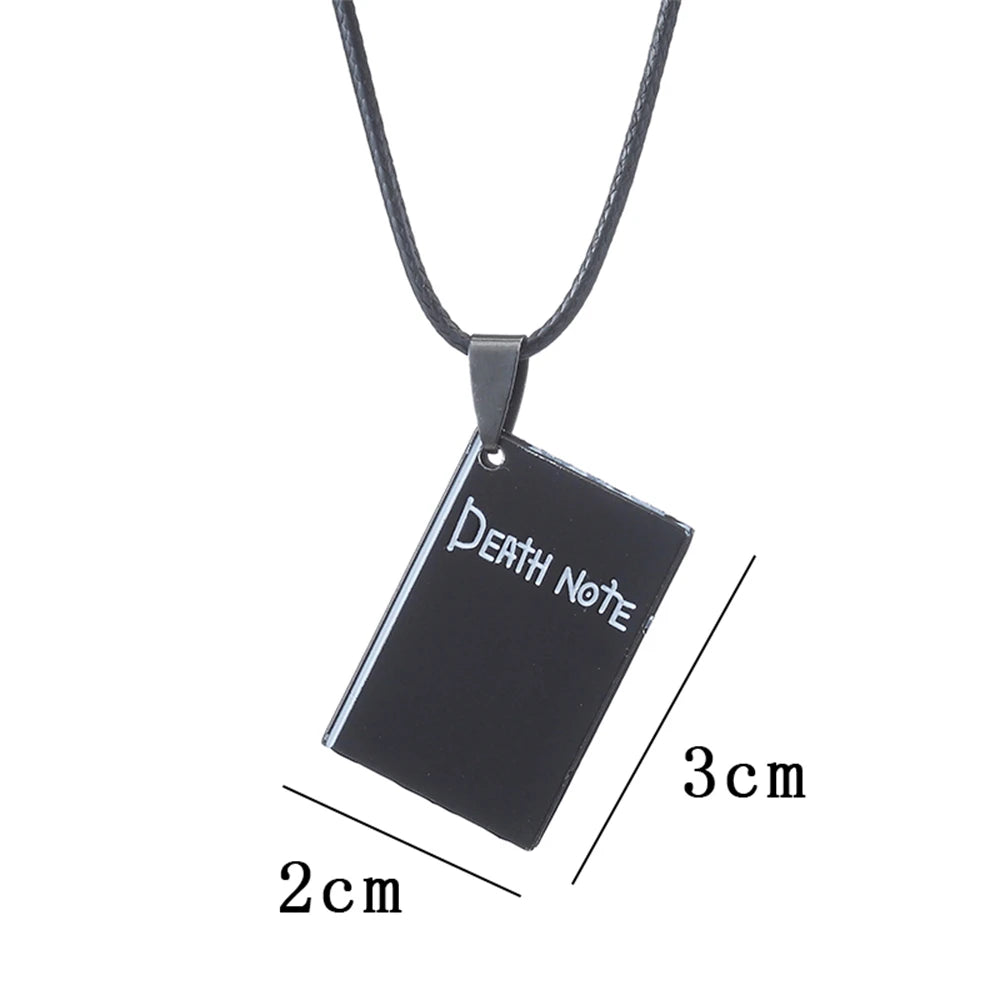 Death Note Notebook Pendant Necklace