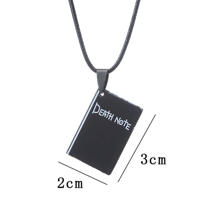 Death Note Notebook Pendant Necklace