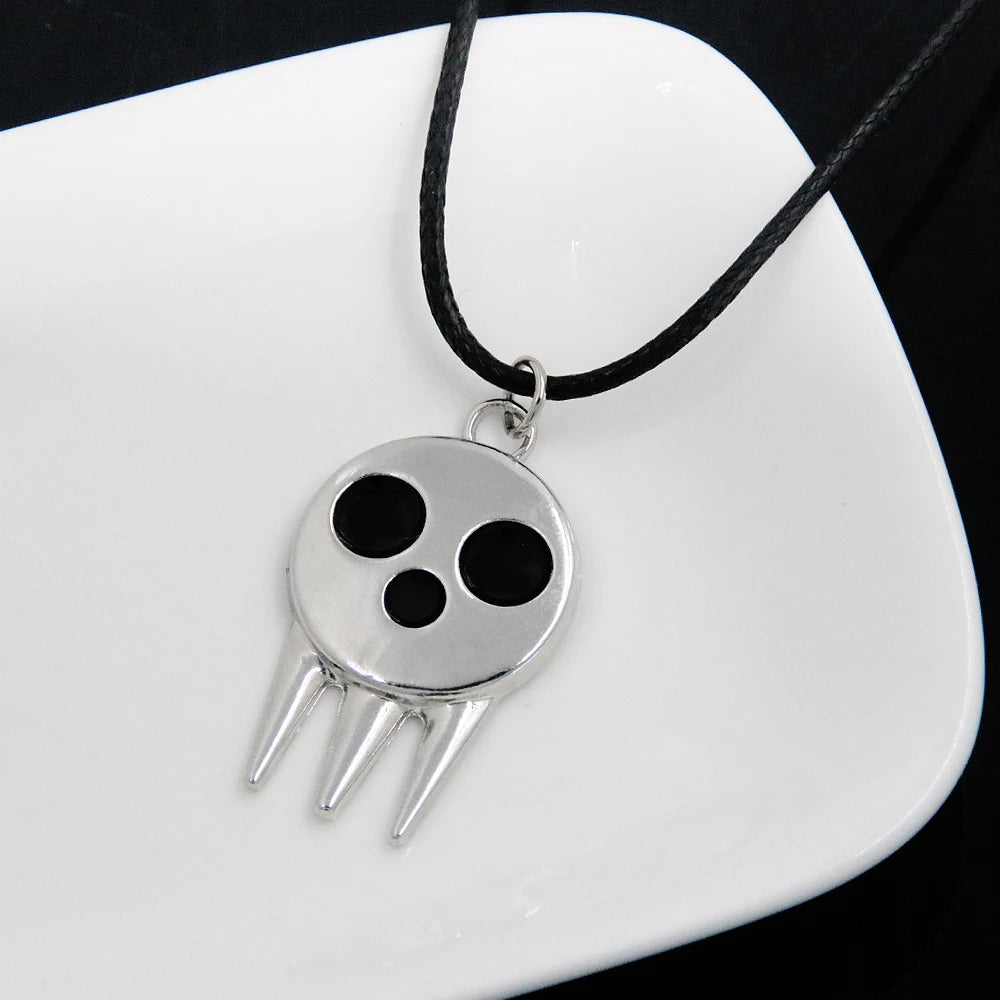 Soul Eater Death the Kid Skull Necklace x Keychain