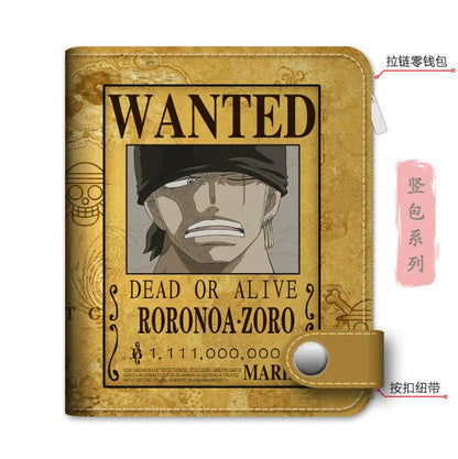 One Piece Luffy PU Leather RFID Wallet
