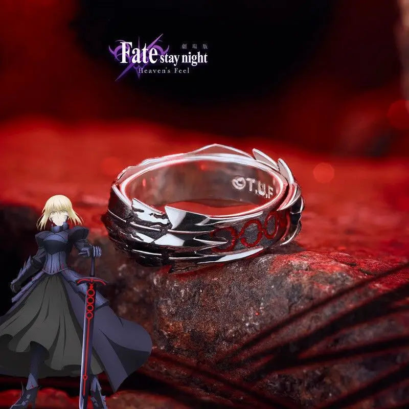 Fate Stay Night Saber Alter Necklace x Ring