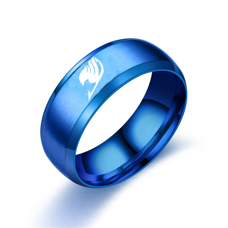 Fairy Tail Enamel Stainless Steel Ring