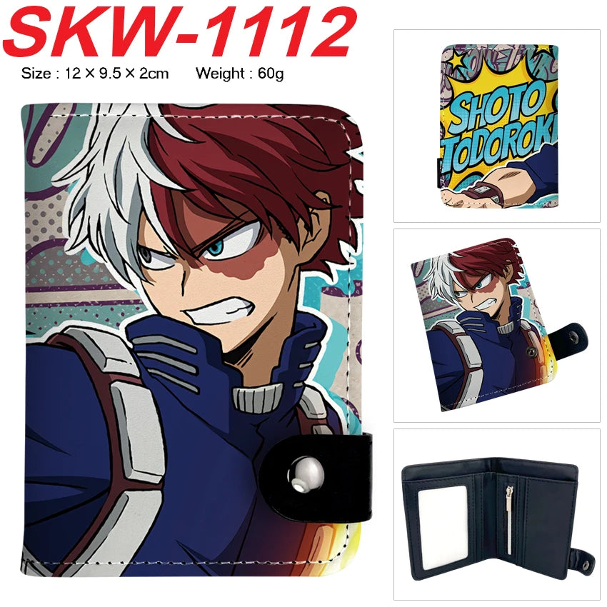 My Hero Academia Compact Button Wallet