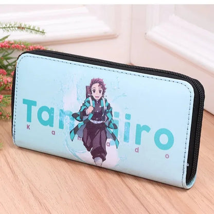 Demon Slayer PU Leather Multi-Layer Wallet
