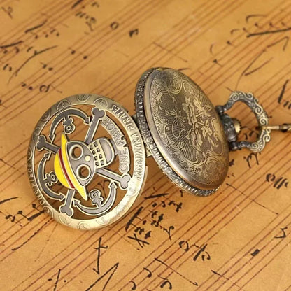 One Piece Vintage Bronze Pocket Watch
