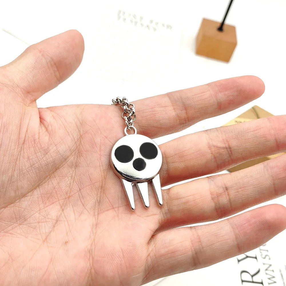 Soul Eater Death the Kid Skull Necklace x Keychain
