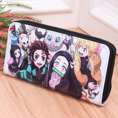 Demon Slayer PU Leather Multi-Layer Wallet