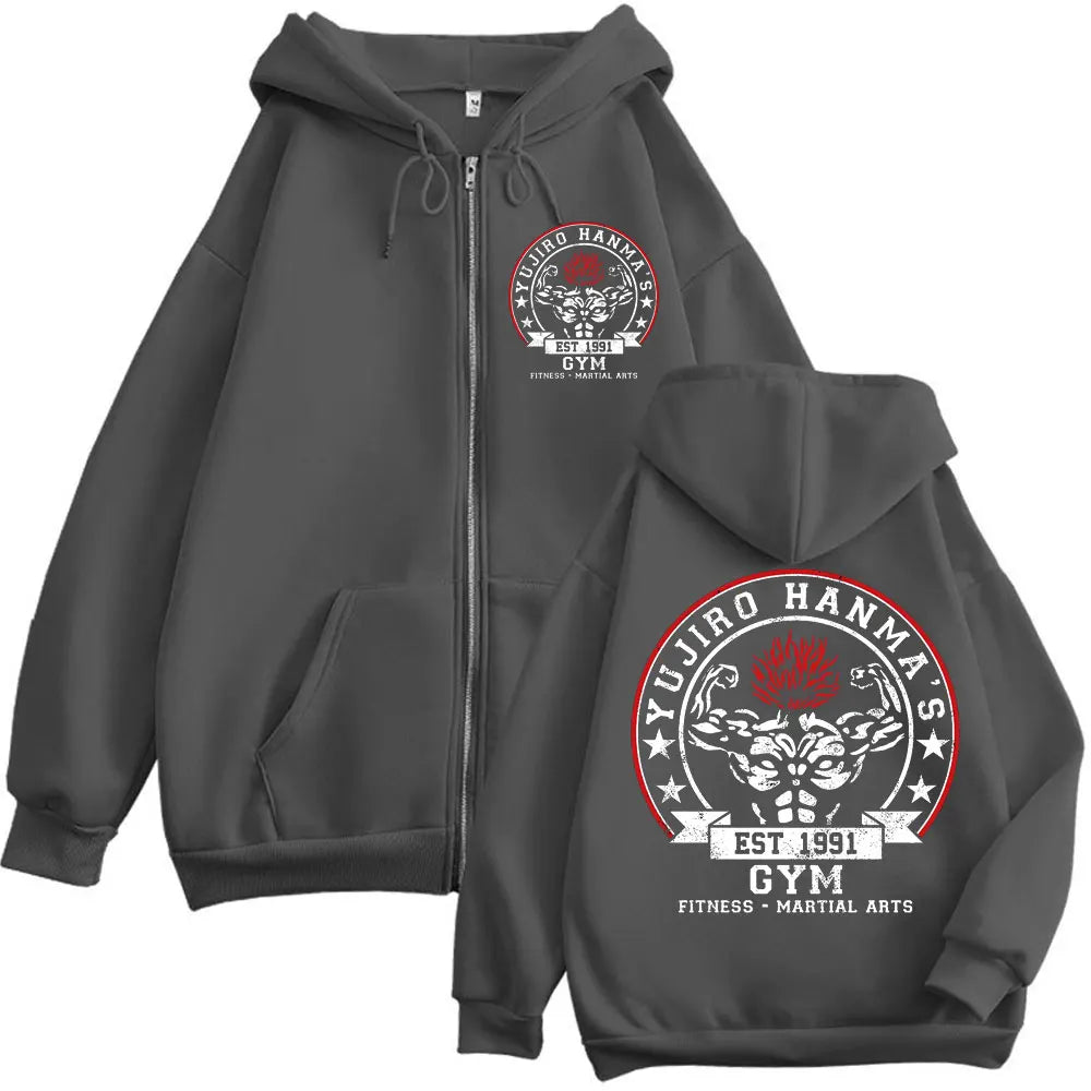 Yujiro Hanma Zip-Up Hoodie