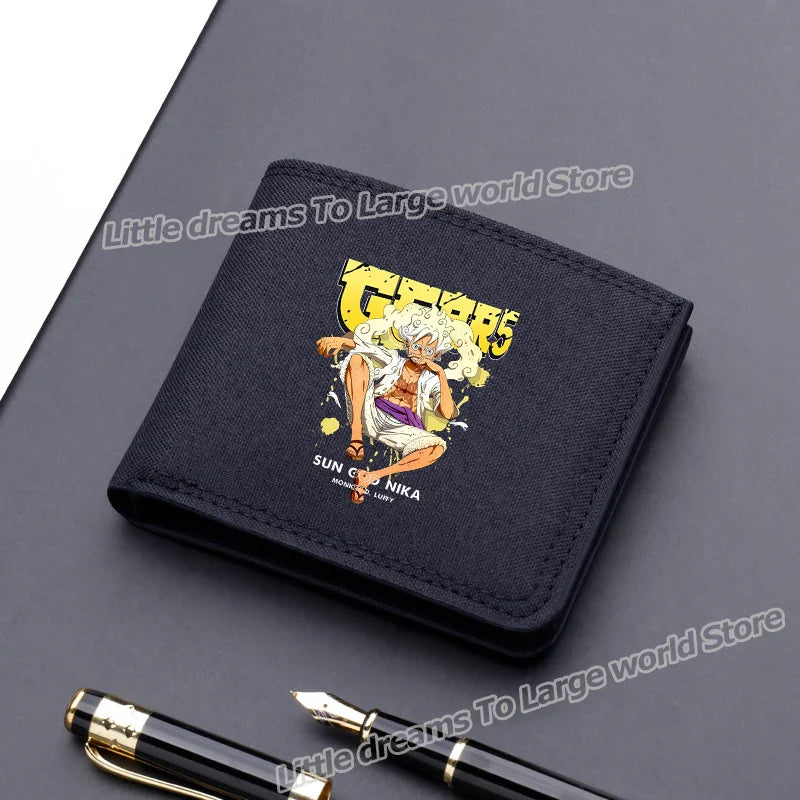 One Piece Luffy & Zoro Canvas Wallet