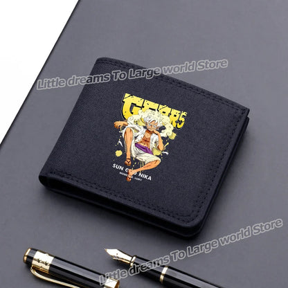 One Piece Luffy & Zoro Canvas Wallet