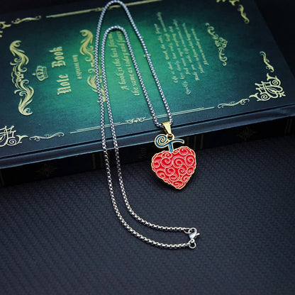Devil Fruit Pendant Necklace – Ace, Law & More