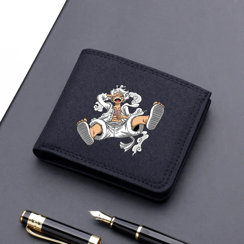One Piece Luffy & Zoro Canvas Wallet
