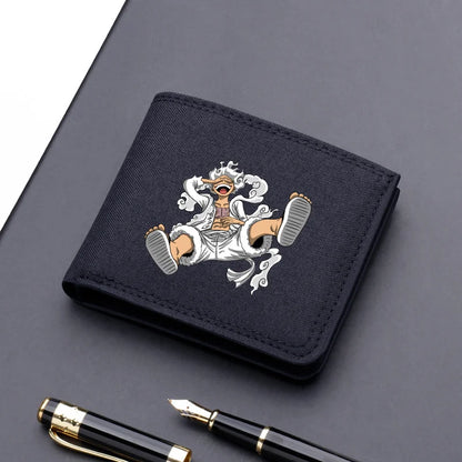 One Piece Luffy & Zoro Canvas Wallet