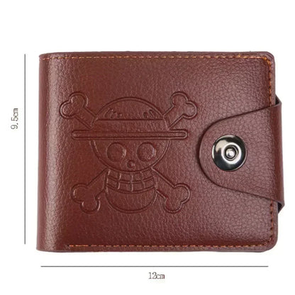 One Piece Straw Hat Jolly Roger Wallet