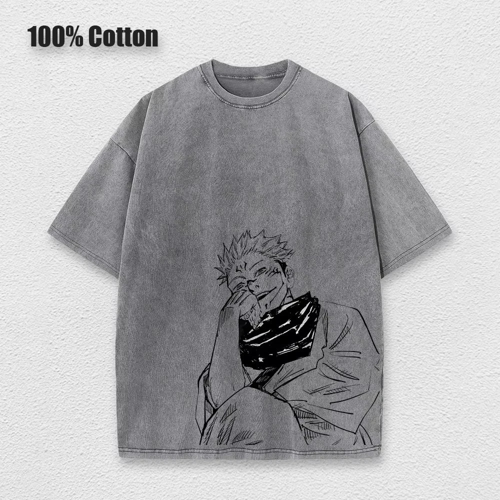 Vintage Jujutsu Kaisen Washed T-Shirt