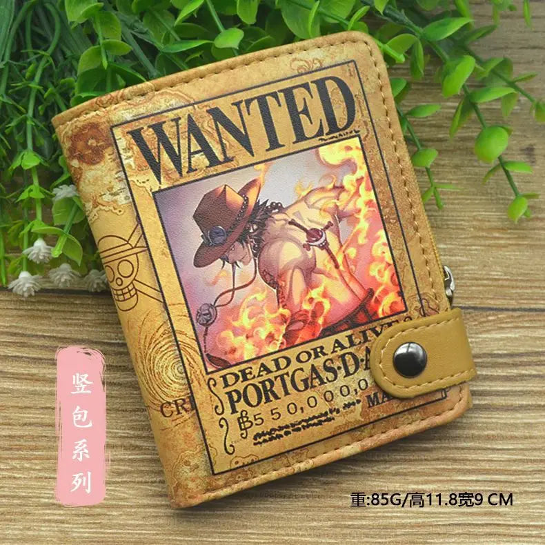 One Piece Luffy PU Leather RFID Wallet